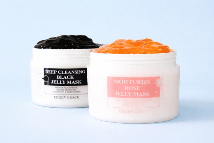 Cara Pakai Eileen Grace Rose & Black Jelly Mask